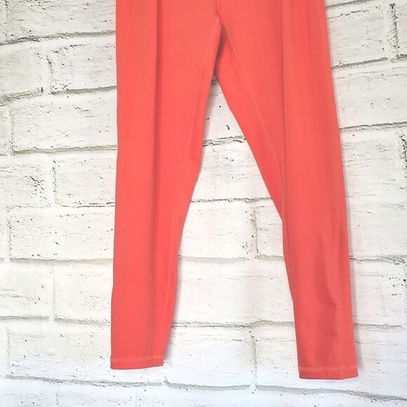 Cycle House By Marika Chaser Ankle Leggings Solid Red Orange M Medium GLL1100A - Picture 4 of 7